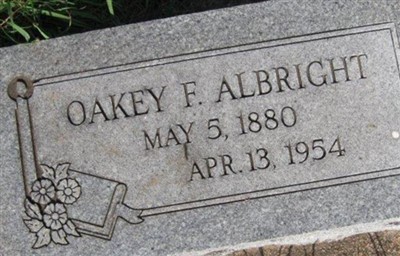 Oakey F Albright on Sysoon