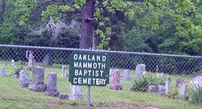 Oakland Mammoth Baptist Cemetery on Sysoon