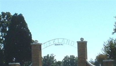 Oakland Memorial Cemetery on Sysoon