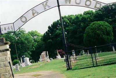 Oakwood Cemetery on Sysoon