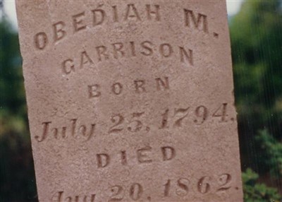 Obediah M. Garrison on Sysoon