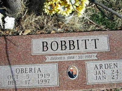Oberia Bobbit on Sysoon