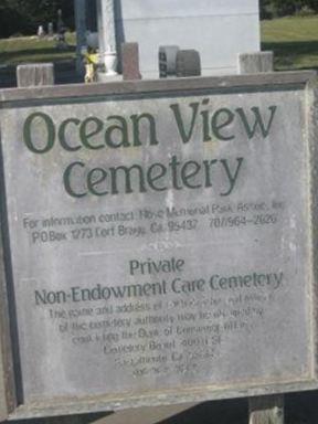 Ocean View Cemetery on Sysoon