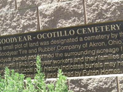 Ocotillo Cemetery at Goodyear on Sysoon