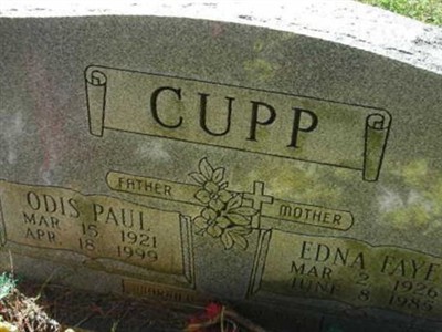 Odis Paul Cupp on Sysoon