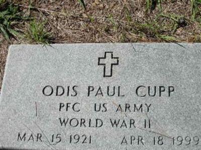 Odis Paul Cupp on Sysoon
