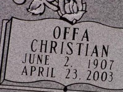 Offa Christian Monroe on Sysoon
