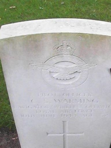 Pilot Officer ( Nav. ) Christian Stuart Warming on Sysoon