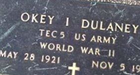 Okey I. Dulaney on Sysoon