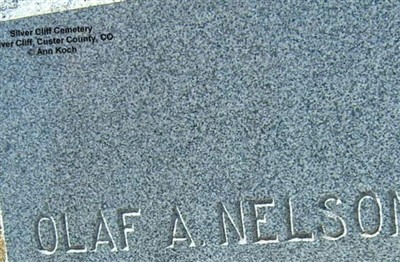Olaf A Nelson on Sysoon