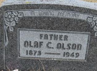 Olaf C Olson on Sysoon