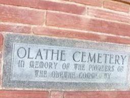 Olathe Cemetery on Sysoon