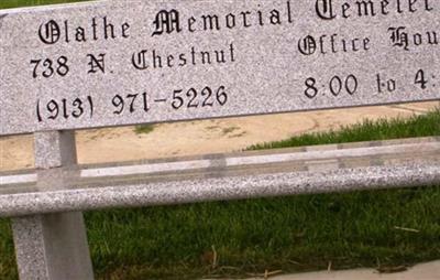 Olathe Memorial Cemetery on Sysoon