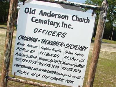 Old Anderson Cemetery on Sysoon