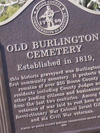 Old Burlington Cemetery on Sysoon