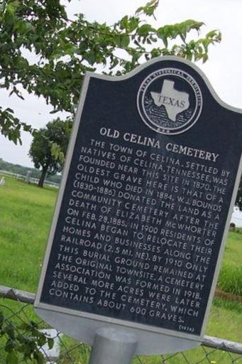 Old Celina Cemetery on Sysoon