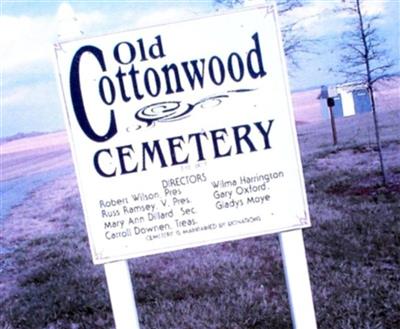Old Cottonwood Cemetery on Sysoon