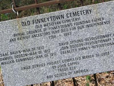 Old Finneytown Cemetery on Sysoon