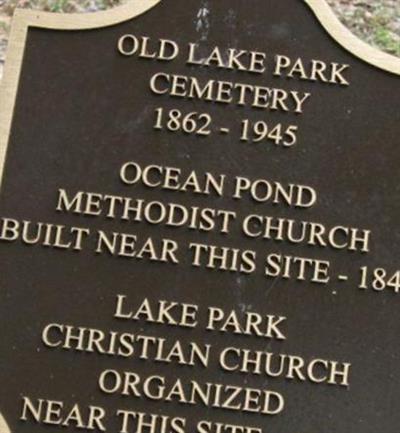 Old Lake Park Cemetery on Sysoon