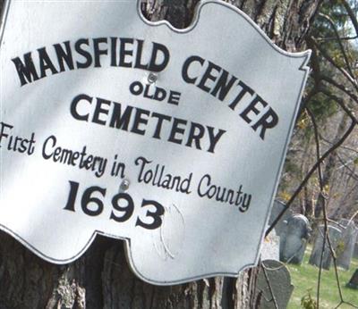 Old Mansfield Center Cemetery on Sysoon