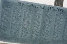 Old Maysville Cemetery on Sysoon