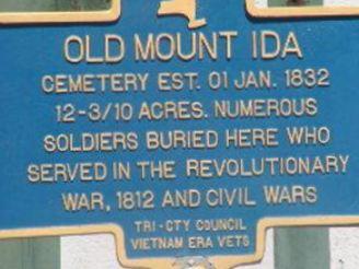 Old Mount Ida Cemetery on Sysoon