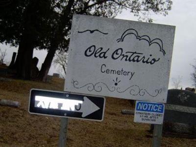 Old Ontario Cemetery on Sysoon