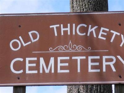 Old Thickety Cemetery on Sysoon