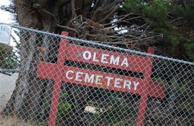 Olema Cemetery on Sysoon