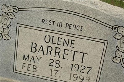 Olene Barrett on Sysoon