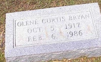 Olene Curtis Bryan on Sysoon