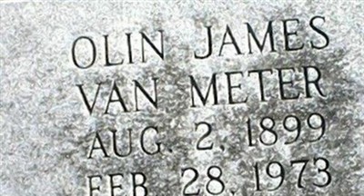 Olin James Van Meter on Sysoon