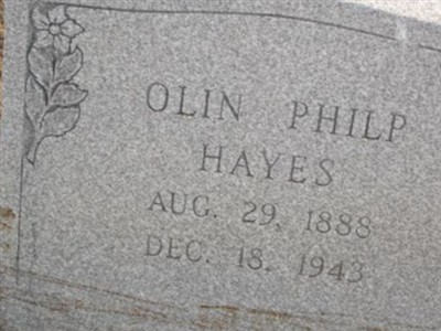 Olin Philip Hayes on Sysoon