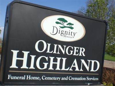 Olinger Highland Mortuary and Cemetery on Sysoon