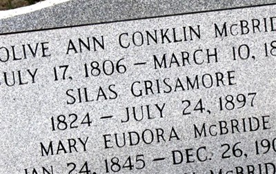 Olive Ann Conklin McBRIDE on Sysoon