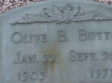 Olive B. Butts on Sysoon