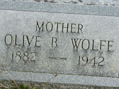 Olive B. Wolfe on Sysoon