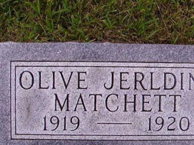 Olive Jerldine Matchett on Sysoon