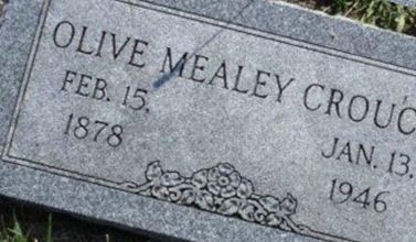 Olive Mealey Crouch on Sysoon