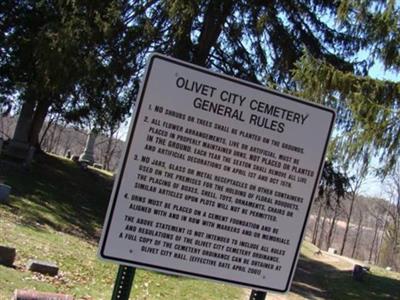 Olivet City Cemetery on Sysoon