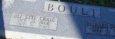 Olivette Craig Boult on Sysoon