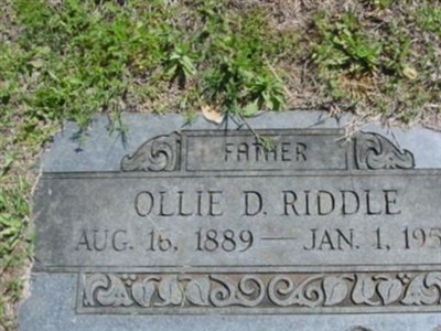 Ollie D. Riddle on Sysoon