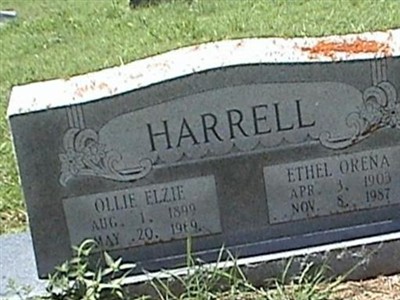 Ollie Elzie Harrell on Sysoon