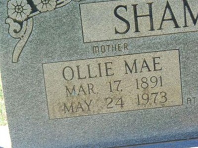 Ollie Mae Shamblin on Sysoon