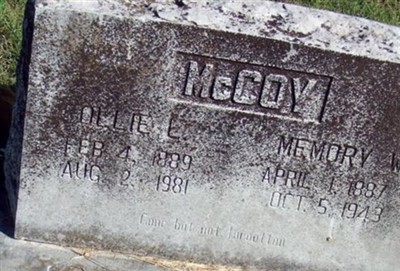 Ollie Sylvester Caughron McCoy on Sysoon