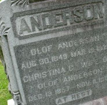 Olof Anderson on Sysoon