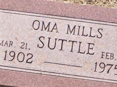 Oma Mills Suttle on Sysoon