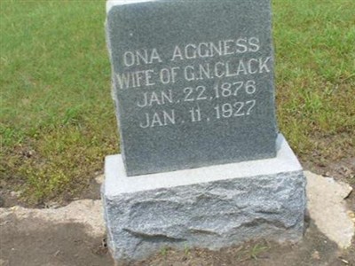 Ona Agness Clack on Sysoon