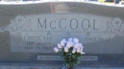 Onie Mae McCool on Sysoon