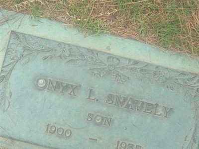 Onyx Llewellyn "Bud" Snavely on Sysoon